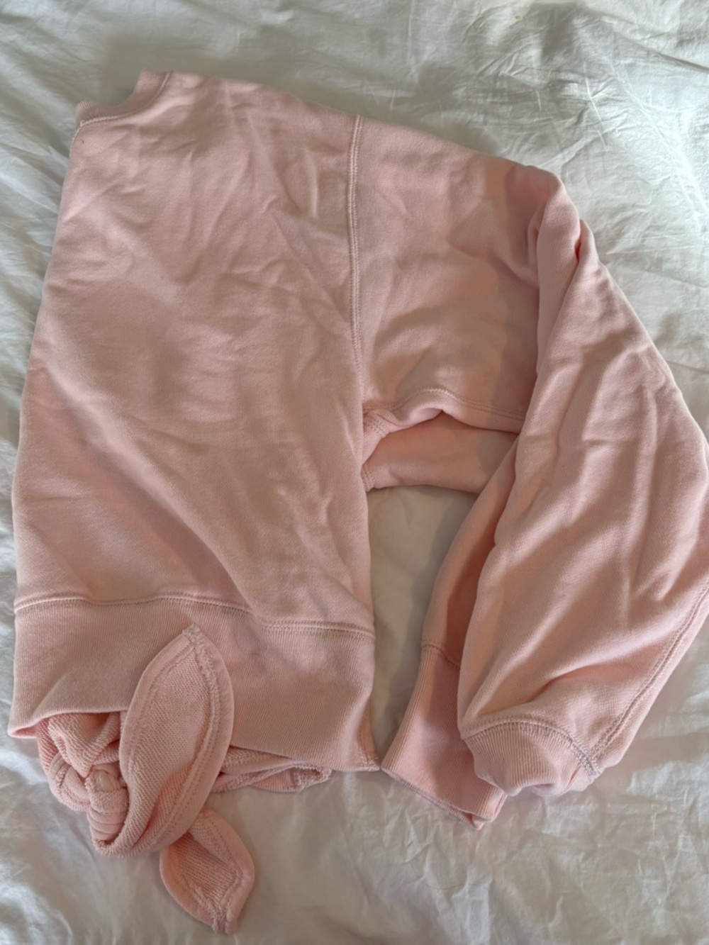Abercrombie Light Pink Open Back Sweatshirt